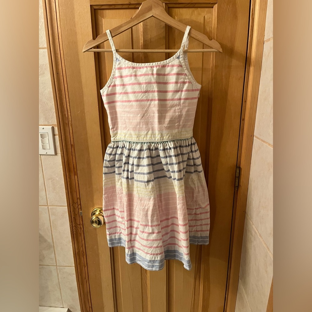 Polo by Ralph Lauren Striped Pink and Blue Kids Dress